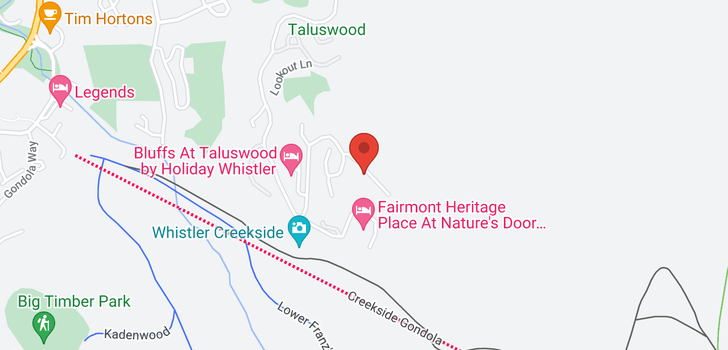 map of 2 2500 TALUSWOOD PLACE